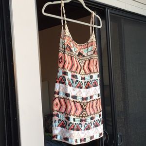 Beaded minidress